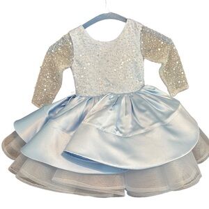 Sparkling Blue Kids Costume Dress